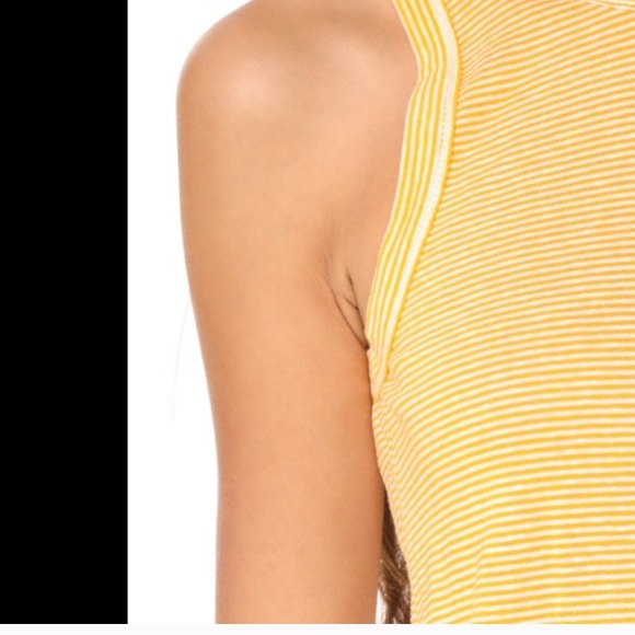 RAG & BONE marigold striped linen Ryder top - Picture 3 of 8